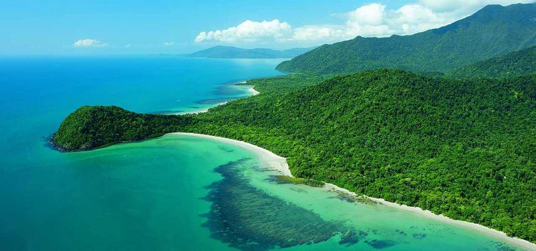 Cape Tribulation from the air